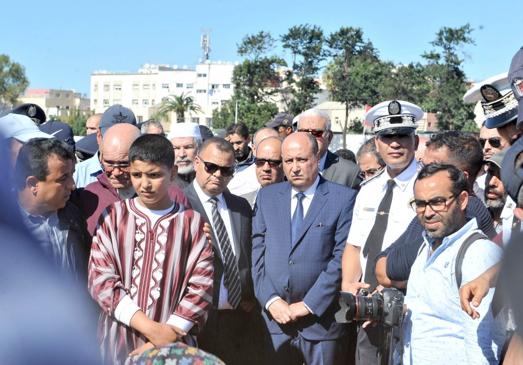 تشييع جثمان ضابط الشرطة الذي راح ضحية حادث قطار بوقنادل - رشيد التنيوني